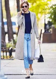 灰色大衣明星,时尚与魅力的完美融合